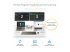 StarTech.com Dual-Laptop USB-C KVM Docking Station, Dual Monitor 4K 60Hz DisplayPort Dock, 5-Port USB Hub, GbE, 90W/45W Power Delivery to Two Laptops, Windows/Mac, 2-Host KVM Dock - Fremsiden