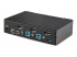 StarTech.com 2-Port DisplayPort KVM Switch, 8K 60Hz / 4K 144Hz, Single Display, DP 1.4, 2x USB 3.0 Ports, 4x USB 2.0 HID Ports, Push-Button & Hotkey Switching, TAA Compliant - Tilbake