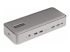 StarTech.com Dual-Laptop USB-C KVM Docking Station, Dual Monitor 4K 60Hz DisplayPort Dock, 5-Port USB Hub, GbE, 90W/45W Power Delivery to Two Laptops, Windows/Mac, 2-Host KVM Dock - Venstre vinkel