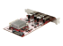 StarTech.com 4-Port USB PCIe Card, 10Gbps USB PCI Express Expansion Card w/ 2 Controllers, 2x USB-C & 2x USB-A ports (USB 3.2/3.1 Gen 2), USB/USB-C PCI-e Card, Full Profile Brackets - Oversiden