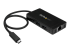 StarTech.com 3 Port USB C Hub with Ethernet - Høyre vinkel