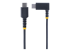 StarTech.com 6in (15cm) USB C Charging Cable Right Angle, 60W PD 3A, Heavy Duty Fast Charge USB-C Cable, USB 2.0 Type-C, Durable and Rugged Aramid Fiber, S20/iPad/Pixel - Fremsiden