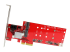 StarTech.com 2x M.2 NGFF SSD RAID Controller Card plus 2x SATA III Ports - Høyre vinkel