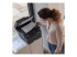 Brother MFC-L2800DW - multifunksjonsskriver - Venstre vinkel