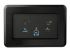 StarTech.com Conference Room Docking Station, Universal Laptop Dock, 4K HDMI, 60W Power Delivery, USB Hub, GbE, Audio, In-Table Connectivity Box For Huddle/Boardroom Collaboration Space - Fremsiden