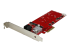 StarTech.com 2x M.2 NGFF SSD RAID Controller Card plus 2x SATA III Ports - Venstre vinkel